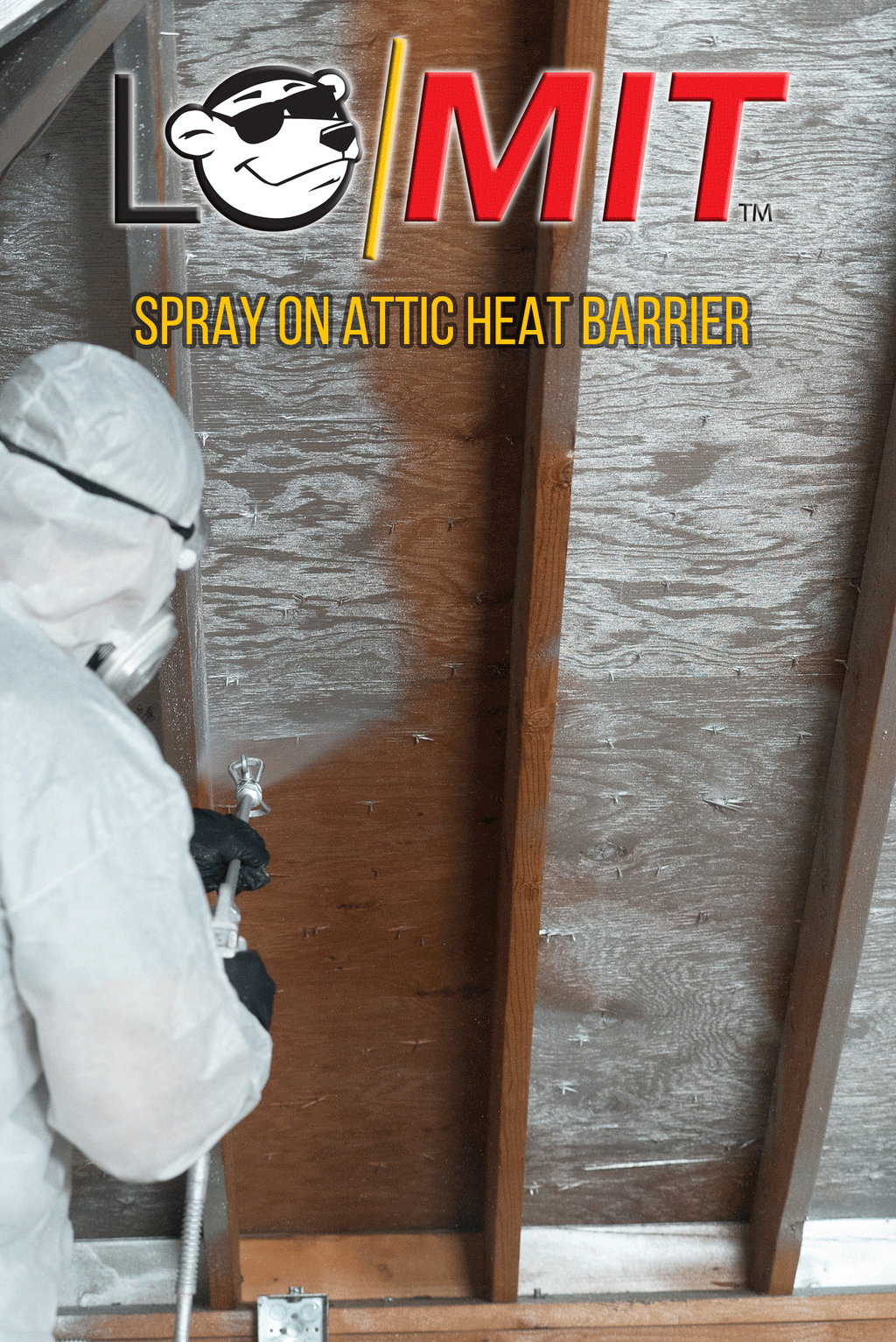 LO/MIT-II MAX Radiant Barrier Spray - 5 Gallon Attic Heat Reflective Paint (Covers 2,000 sqft)